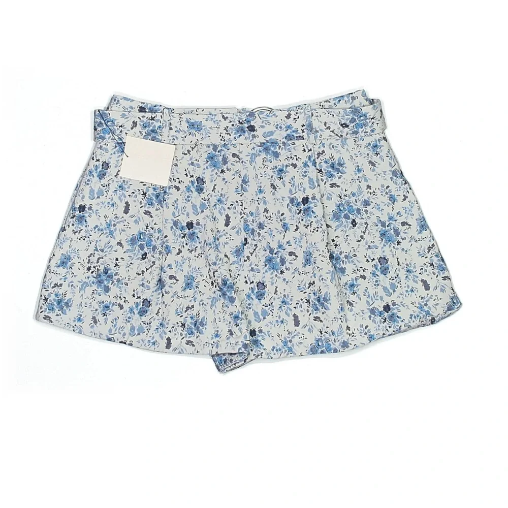 NEW MAJORELLE Valentina Shorts in Baroque Blue Floral Boho White Women’s XL - Picture 3 of 7